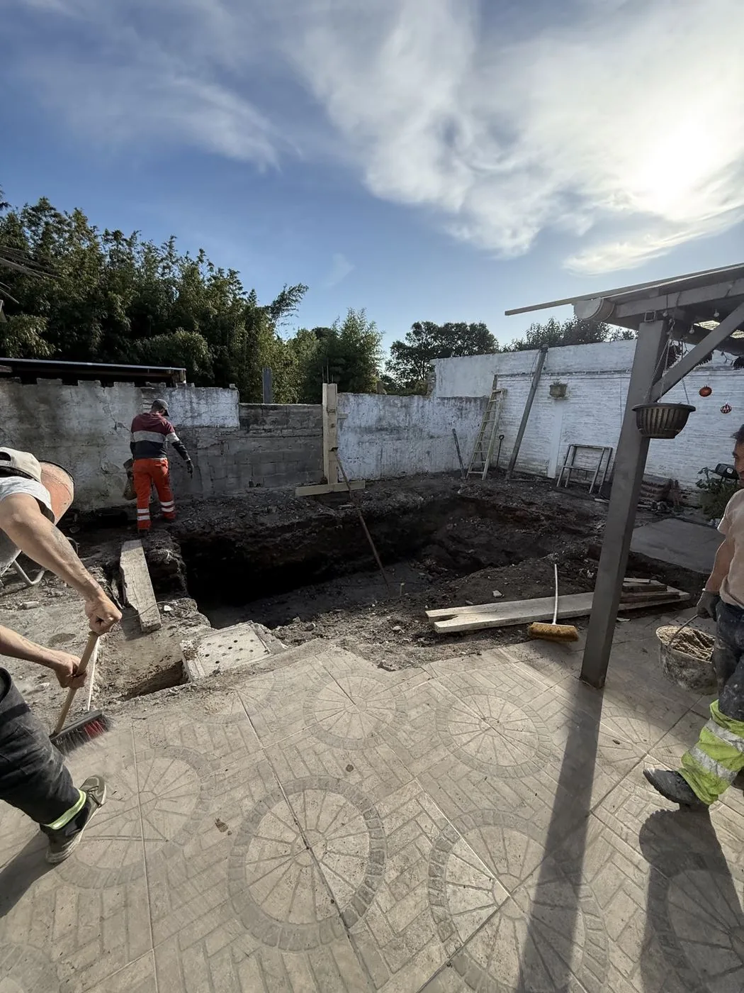 Paso 3: Muro y nivelación